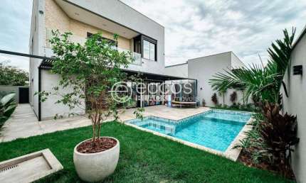 Casa em condomínio à venda, 4 quartos, 4 suítes, 4 vagas, Gávea Sul - Uberlândia/MG