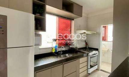 Apartamento à venda, 2 quartos, 1 suíte, 2 vagas, Novo Mundo - Uberlândia/MG