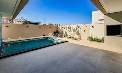 Casa em condomínio à venda, 4 quartos, 4 suítes, 2 vagas, Laranjeiras - Uberlândia/MG