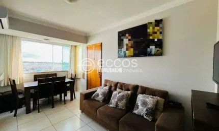 Apartamento à venda, 2 quartos, 1 suíte, 2 vagas, bosque dos buritis - uberlândia/mg