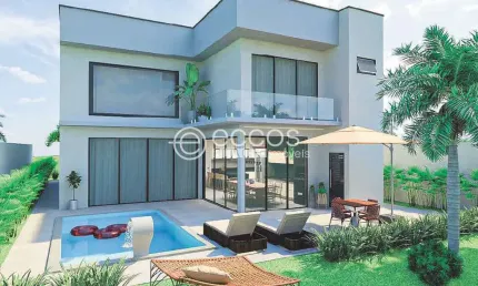 Casa em condomínio à venda, 4 quartos, 4 suítes, granja marileusa - uberlândia/mg