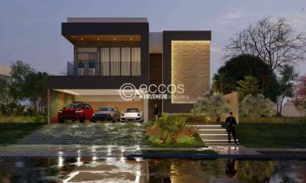 Casa em condomínio à venda, 4 quartos, 4 suítes, 3 vagas, Nova Uberlândia - Uberlândia/MG