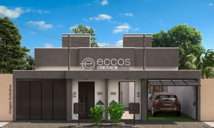 Casa à venda, 2 quartos, 1 suíte, 1 vaga, Novo Mundo - Uberlândia/MG