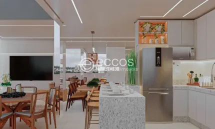 Apartamento à venda, 3 quartos, 2 suítes, 2 vagas, Santa Mônica - Uberlândia/MG