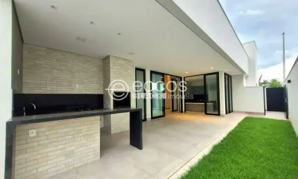 Casa em condomínio à venda, 3 quartos, 3 suítes, 4 vagas, Nova Uberlândia - Uberlândia/MG