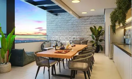 Apartamento à venda, 3 quartos, 1 suíte, 2 vagas, Santa Mônica - Uberlândia/MG
