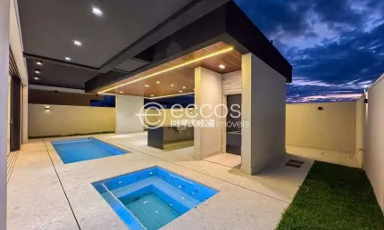 Casa em condomínio à venda, 4 quartos, 4 suítes, 6 vagas, Jardim Sul - Uberlândia/MG