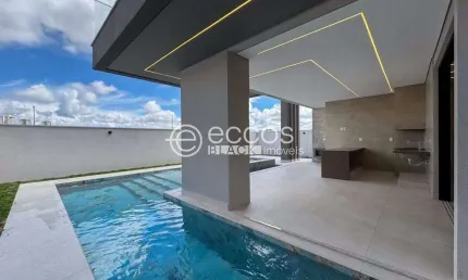 Casa em condomínio à venda, 4 quartos, 4 suítes, 5 vagas, jardim sul - uberlândia/mg