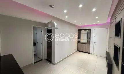 Apartamento para aluguel, 2 quartos, 1 suíte, 1 vaga, santa mônica - uberlândia/mg