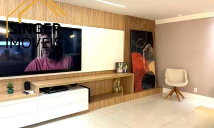 Cobertura Luxo no Recreio dos Bandeirantes: 3 Quartos, 3 Suítes, 3 Salas, 6 Banheiros, 4 Vagas, 352m², Repleta de armários novos - Rio de Janeiro-RJ