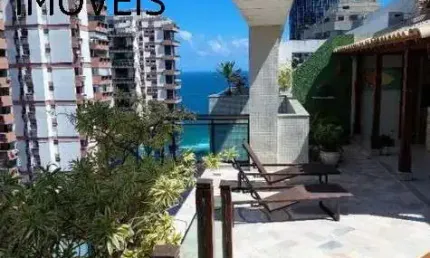 Maravilhosa Cobertura Duplex à venda, Barra da Tijuca, Rio de Janeiro, 290,00 m², 3 Quartos, 1 Suíte, Varandão, 4 Banheiros, 3 Vagas, Piscina e Sauna