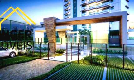 Novo e Amplo Aptº à Venda: 210 m², 3 Suítes, Andar alto, Vista deslumbrante, Ampla Sala em 3 ambientes, 5 Banheiros, 4 Vagas, Infraestrutura Total