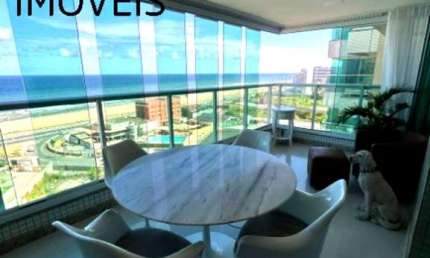 Belíssimo e Novo Apartamento à venda em Armação, Salvador/BA: 3 Quartos (1 Suíte com Closet), Ampla sala, Varandão, Vista mar, 2 Vagas de garagem