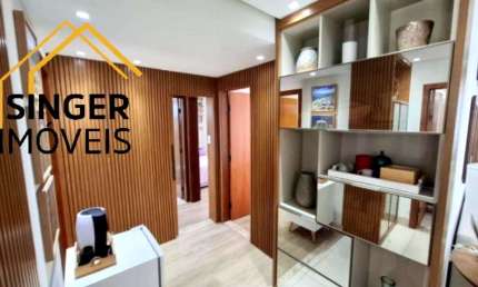 Cobertura Duplex, 'Porteira Fechada', 4 Quartos (3 Suítes), 210 m², Vista mar, 3 Vagas, Closet, Recém reformado, Dependência, Infraestrutura completa