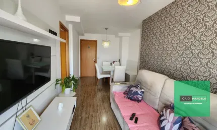 Apartamento à venda, 2  quartos, 61m², 1 vga, vista livre - centro da taquara