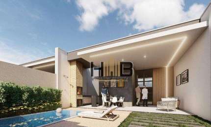 Casa Plana Moderna na Cidade Verde com 3 dormitórios Suítesà venda, 116 m² por R$ 430.000 - São Bento - Fortaleza/CE