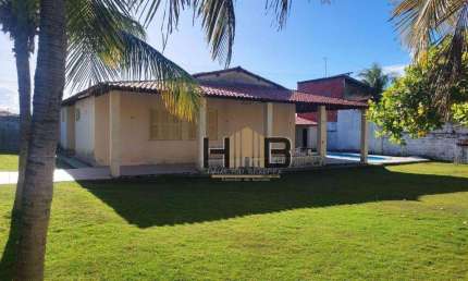 Casa com piscina próximo à praia - 3 dormitórios à venda, 210 m² por R$ 350.000 - Marina do Morro Branco - Beberibe/CE
