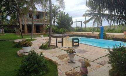 Casa pé na areia com 8 Quartos à venda, 300 m² por R$ 599.000 - Marina do Morro Branco - Beberibe/CE