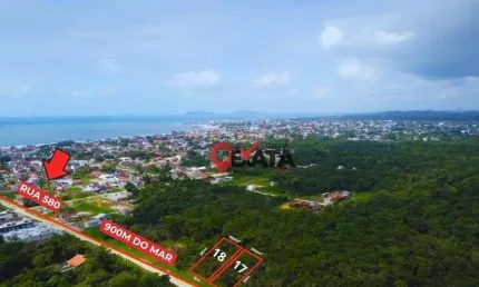 Terreno à venda, 360 m² por R$ 95.000,00 - Cambiju - Itapoá/SC