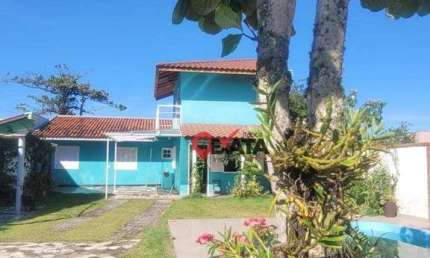 Sobrado com 3 dormitórios à venda, 156 m² por R$ 720.000,00 - Barra do Saí - Itapoá/SC