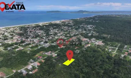 Terreno à venda, 192 m² por r$ 55.000,00 - praia das palmeiras - itapoá/sc