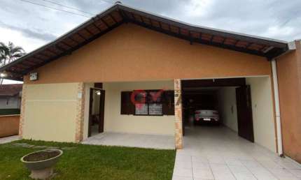 CASA MOBILIADA COM 4 QUARTOS SOZINHA NO TERRENO – ACEITA PERMUTA – BALNEÁRIO BRASÍLIA – ITAPOÁ – R$ 700.000,00