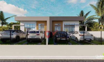 CASA NOVA COM 3 QUARTOS – BALNEÁRIO SANTA CLARA – R$ 399.000,00