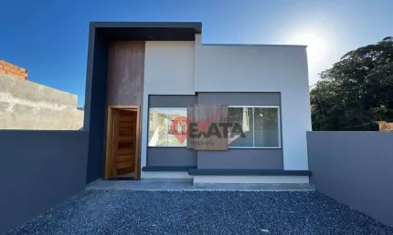 Casa com 2 dormitórios à venda, 47 m² por r$ 250.000,00 - jardim da barra - itapoá/sc