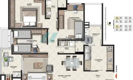Apartamento com 3 quartos à venda na Avenida Farroupilha, 350, Campinas, São José