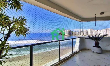 Apartamento Frente Mar, 3 Dormitórios (2 Suítes), 2 Vagas, Área de Lazer, Jardim Astúrias, Guarujá/SP