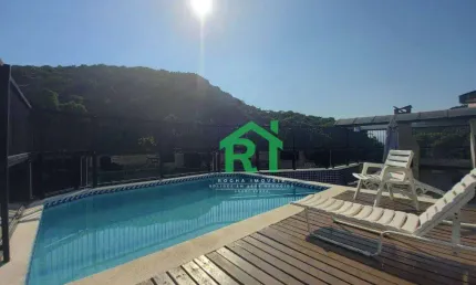 Apartamento na Praia, Beira Mar, 3 dormitórios sendo 1 suíte, 2 vagas de garagem, Área de lazer, Praia das Pitangueiras, Guarujá/SP.