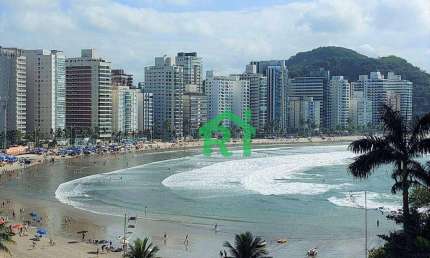 Apartamento Frente para o  Mar, 3 Dormitórios,( 2 suítes), 2 Vagas, Área de Lazer, Astúrias, Guarujá/SP