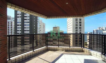 Apartamento Beira Mar, 4 Dormitórios sendo 2 Suítes, 2 Vagas, Lazer, Jardim Astúrias, Guarujá/SP