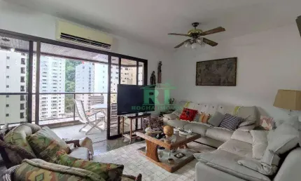 Apartamento na Praia, 3 dormitórios sendo 1 suíte, 2 vagas, Churrasqueira, Pitangueiras, Guarujá.