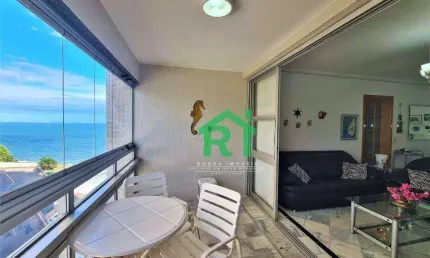 Apartamento com 3 dormitórios à venda, 125 m² por r$ 800.000,00 - jardim astúrias - guarujá/sp