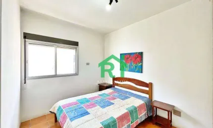 Apartamento frente mar, 3 dormitórios (1 suíte), 1 vaga, lazer, jardim astúrias - guarujá/sp