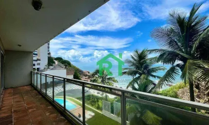 Apartamento frente mar, 3 dormitórios (1 suíte), 1 vaga, lazer, jardim astúrias - guarujá/sp