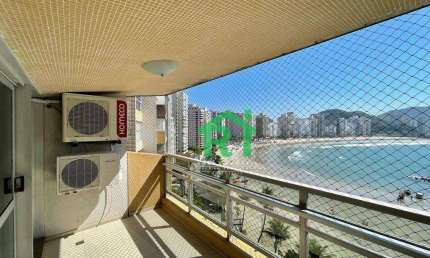 Apartamento Frente Mar, 4 Dormitórios (2 Suítes), 1 Vaga, Área de Lazer, Jardim Astúrias, Guarujá/SP