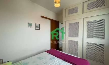 Apartamento beira mar, vista para o mar, 3 dormitórios, 3 suítes, 2 vagas, tombo, guarujá/sp