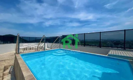 Apartamento reformado, 3 dormitórios (2 suítes), 1 vaga, área de lazer, jardim astúrias, guarujá/sp