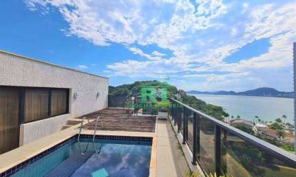 Cobertura com 4 dormitórios à venda, 230 m² por R$ 1.200.000,00 - Enseada - Guarujá/SP