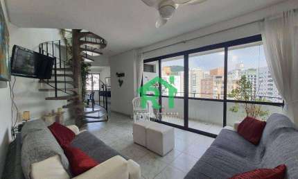 Cobertura Duplex, Pitangueiras, 3 Suítes, 2 Vagas de Garagem, Área de Lazer Privativa, Guarujá/SP.