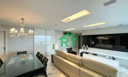 Apartamento Frente Mar, 3 Suítes, 2 Vagas, Área de Lazer, Tombo, Guarujá/SP