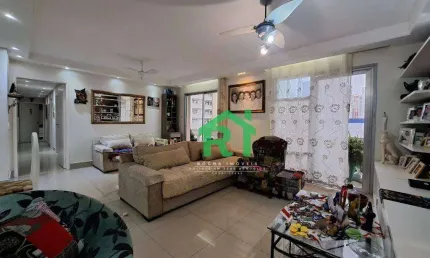 Apartamento beira mar, reformado, 3 dormitórios (1 suíte), 1 vaga, lazer, Pitangueiras, Guarujá/SP.