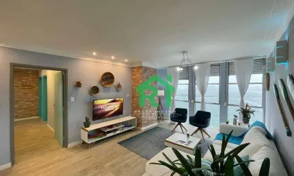 Apartamento Frente Mar, 3 Dormitórios (1 Suíte), 1 Vaga, Pitangueiras, Guarujá/SP