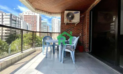 Apartamento com 4 dormitórios (2 suítes), 2 vagas, Lazer, Jardim Astúrias - Guarujá/SP