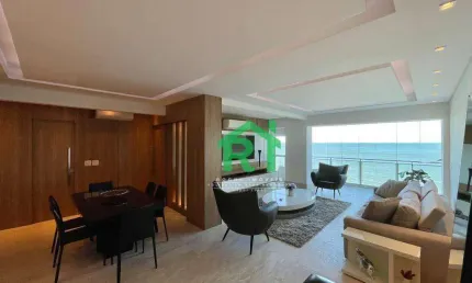 Apartamento Frente Mar, 2 Dormitórios (2 Suítes), 2 Vagas, Área de Lazer, Jardim Astúrias, Guarujá/SP