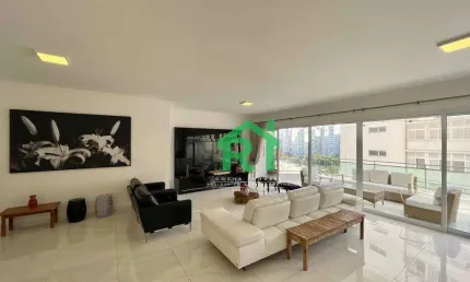 Apartamento Beira Mar, 4 Dormitórios (2 Suítes), 2 Vagas, Pitangueiras, Guarujá/SP