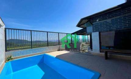Cobertura com 3 quartos (1 suíte), 2 vagas e lazer - Jardim Astúrias, Guarujá | Rocha Imóveis Guarujá