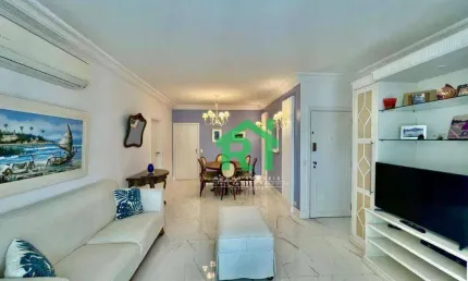 Apartamento com 3 dormitórios, em praia das pitangueiras - guarujá/sp